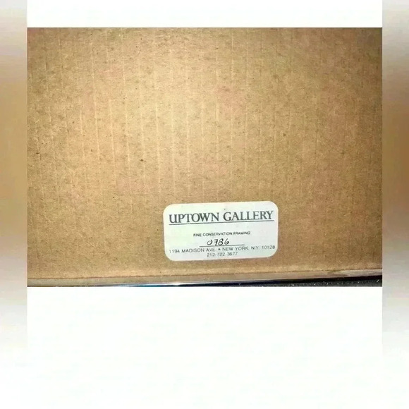 Vintage Rare  Boho Needlepoint  Canvas Framed Sports  LARGE 23•5 × 8.75 - Picture 2 of 10